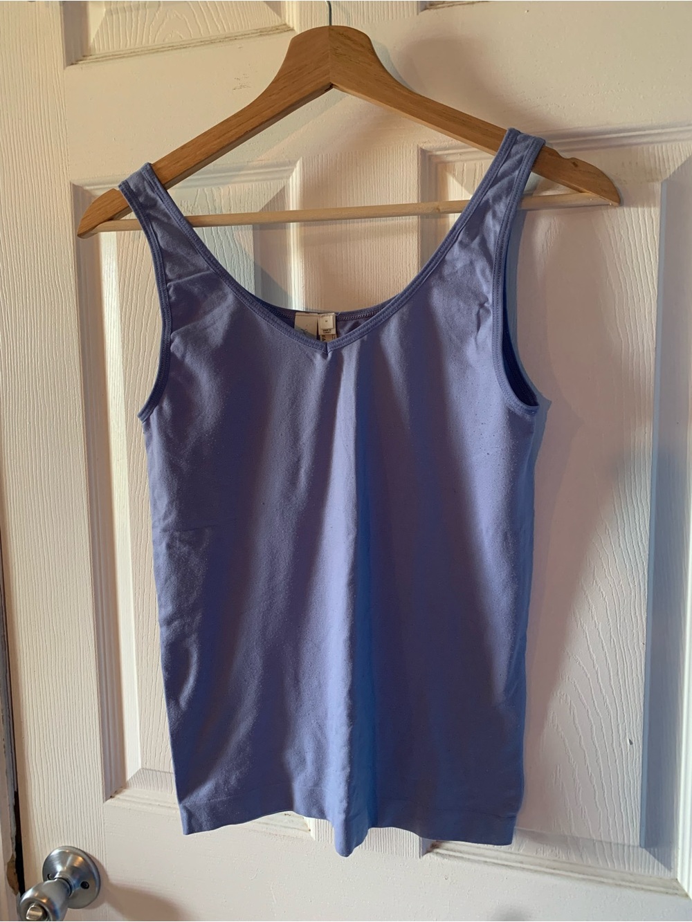 Sleeveless Lavender Tank Top - Stretchy for shaping - Size Medium